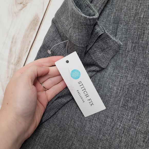 Kut from The Kloth slim straight tapered gray Stitch fix dress pants slacks crop - Picture 10 of 10